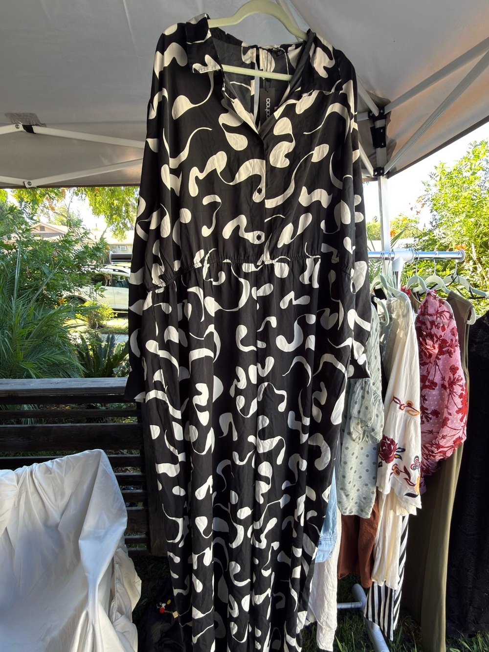 Abstract pattern jumpsuit